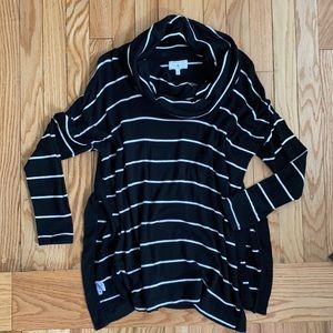 Lou & Grey Cowl Neck Split Hem Tunic